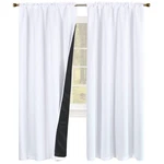 Keqiaosuocai 96 Inch Length 100 Pct Blackout Curtains For Bedroom - Heat And ... New. Price: $71.19.