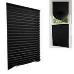 Maloki Temporary Window Blinds, Pleated Shades Cordless Fabric Light Filterin... New. Price: $14.19.
