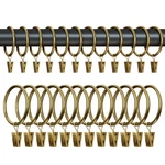 24 Pack Bronze Metal Curtain Rings With CLIPS,1.5 Inch Inner Diameter Drapery... New. Price: $21.19.