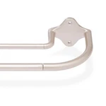 Amazon Basics Room Darkening Double Curtain Rod, 48" To 88", Nickel New. Price: $54.99.