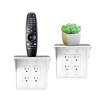 Power Perch Double Wall Outlet Shelf With Cord Storage Strap - ... Fast Usa Ship New. Price: $46.53.