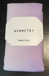 Geometry Micro-loop Beach Towel Radiant 65 X31 Made From Recycled Products Nwt New. Price: $10.00.