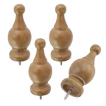 Tulead Wood Finials For Curtain Rods, Decorative Screw On End Caps ... New. Price: $26.91.