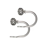 2PCS Curtain Holdbacks, Hooks For Drapes With Screws Wall Mounted, De... New. Price: $15.85.