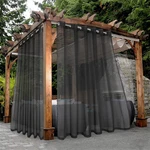 Outdoor Sheer Curtains For Patio Waterproof - 2 Panels Wide Grommet Indoor Voile New. Price: $66.99.