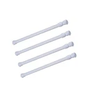 Qinnsou Cupboard Bars Tension Rods, 4 Pack Spring 7''-10.6'' White New. Price: $18.71.