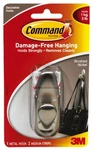3M FC12-BN-ES Command Lbs. Metal Coat/hat Hook Medium 3-1/4 In. (pack Of 3) New. Price: $35.06.