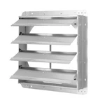 16-INCH Square Automatic Gravity Shutter Louver Vent Silver 1-PACK New. Price: $55.99.