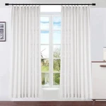 Pinch Pleat Curtain, 40 X 88 Light Filtering Linen Drape Pan... New. Price: $156.58.