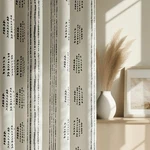 100% Boho Blackout Curtains 96 Inches Long For Bedroom, Beige Patter... New. Price: $75.28.