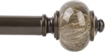 Kamanina Curtain Rods For Windows 72 To 144 Inches (6-12FT) Bronze Hea... New. Price: $48.00.