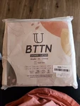 Bttn Boho Farmhouse Linen Ultra Thick Striped Shower Curtain 72"X72" New. Price: $19.95.