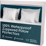 Niagara Pack Waterproof Pillow Protectors Standard 20X26 Inches Smooth Zipper New. Price: $13.52.