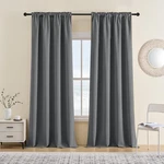Cucraf Blackout Curtains Inches Long 52"W X 84"L (pack Of 2), Light Grey New. Price: $47.99.