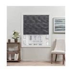 Exclusive Home Prague Trellis 100% Blackout Roman Shade, 23"X64", Grey 23X64 New. Price: $32.10.